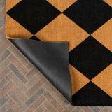 Paige Modern Classic Diamond-patterned Coir Area Rug