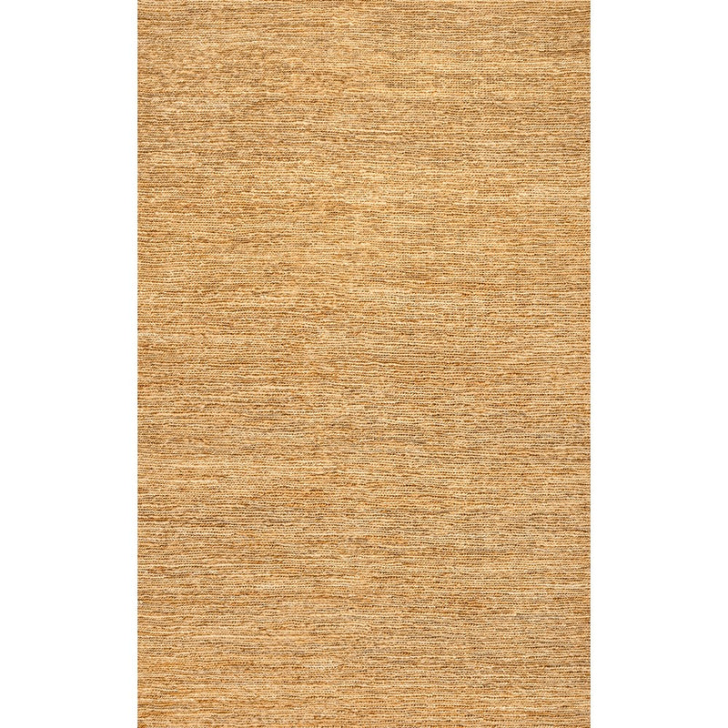 Griffin Rustic Farmhouse Woven Jute Solid Area Rug