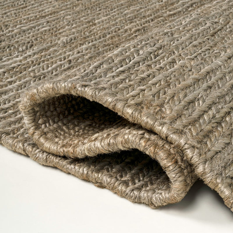 Griffin Rustic Farmhouse Woven Jute Solid Area Rug