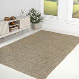 Griffin Rustic Farmhouse Woven Jute Solid Area Rug