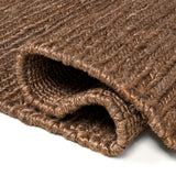 Griffin Rustic Farmhouse Woven Jute Solid Area Rug