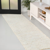 Griffin Rustic Farmhouse Woven Jute Solid Area Rug