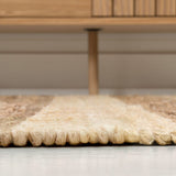 Jayden Rustic Farmhouse Woven Jute Stripe Area Rug