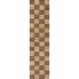 Theo Modern Farmhouse Woven Jute Checkerboard Area Rug