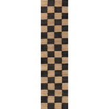 Theo Modern Farmhouse Woven Jute Checkerboard Area Rug