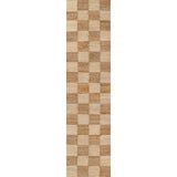 Theo Modern Farmhouse Woven Jute Checkerboard Area Rug