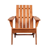 Irving Outdoor Patio Modern Acacia Wood Adirondack Chair - JONATHAN Y