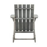 Irving Outdoor Patio Modern Acacia Wood Adirondack Chair - JONATHAN Y