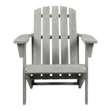 Westport Outdoor Patio Traditional Acacia Wood Adirondack Chair - JONATHAN Y