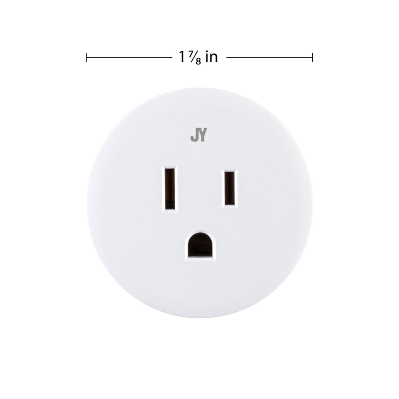 Smart Plug - WiFi Remote App Control for Lights & Appliances; Compatible with Alexa and Google Home Assistant - JONATHAN Y