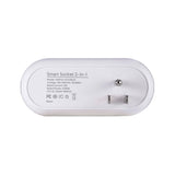 Smart Dual Plug - WiFi Remote App Control for Lights & Appliances; Compatible with Alexa and Google Home Assistant - JONATHAN Y