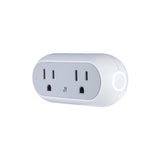Smart Dual Plug - WiFi Remote App Control for Lights & Appliances; Compatible with Alexa and Google Home Assistant - JONATHAN Y