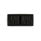 Outdoor Smart Dual Plug - WiFi Remote App Control for Outdoor Lights & Holiday Decor; Compatible with Alexa and Google Home Assistant - JONATHAN Y