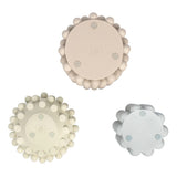 Maren Modern Minimalist Handmade Concrete Bubble Cylinder and Round Planter Set