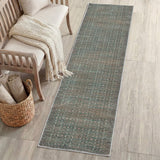 Petunia Distressed All-over Floral Border Non-slip Machine-washable Area Rug