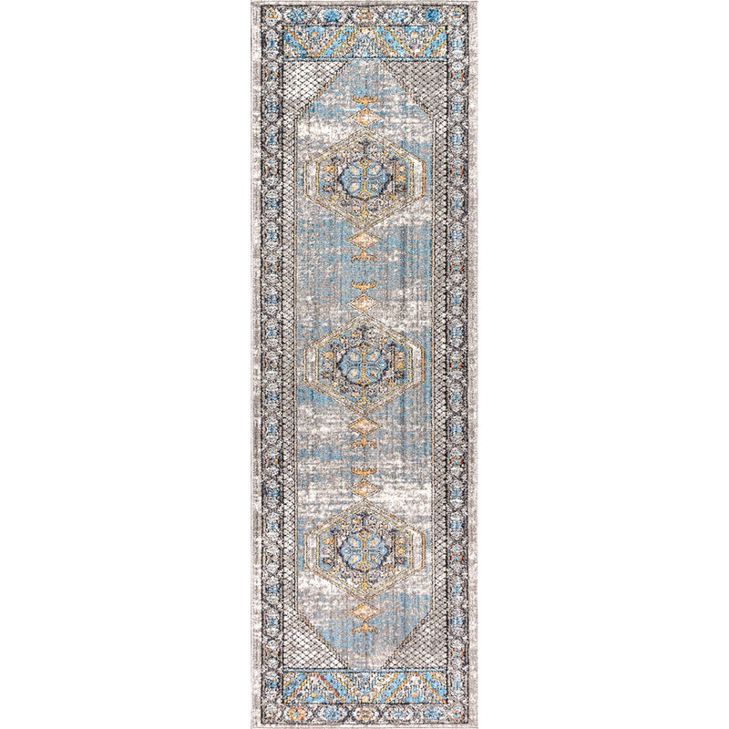 Izmit Geometric Vintage Medallion Area Rug