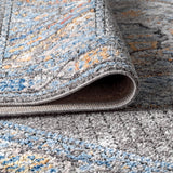 Izmit Geometric Vintage Medallion Area Rug