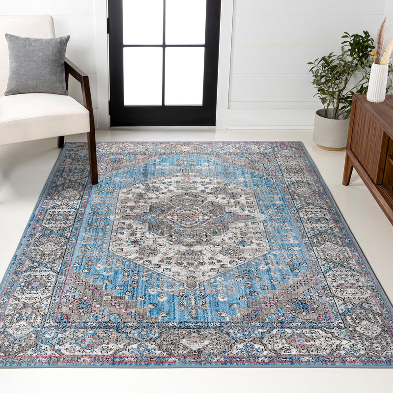 Kesan Vintage Medallion Area Rug