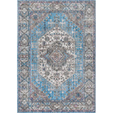 Kesan Vintage Medallion Area Rug