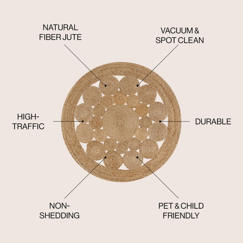 Cassia Round Area Rug