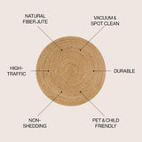 Soleil Round Area Rug