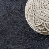 Zara Braided Coastal Cottage Round Jute Round Rug