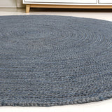 Zara Braided Coastal Cottage Round Jute Round Rug