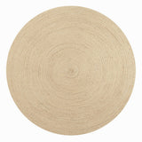 Zara Braided Coastal Cottage Round Jute Round Rug