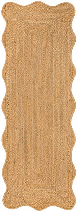 Seaside Cottage Scallop Edge Jute Area Rug