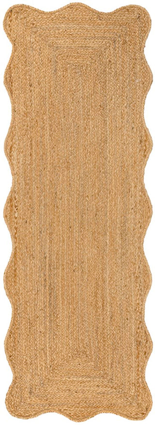 Seaside Cottage Scallop Edge Jute Area Rug