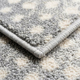 Antelope Modern Animal Area Rug Light Gray/Cream / Runner / 2' X 8' – DETAIL