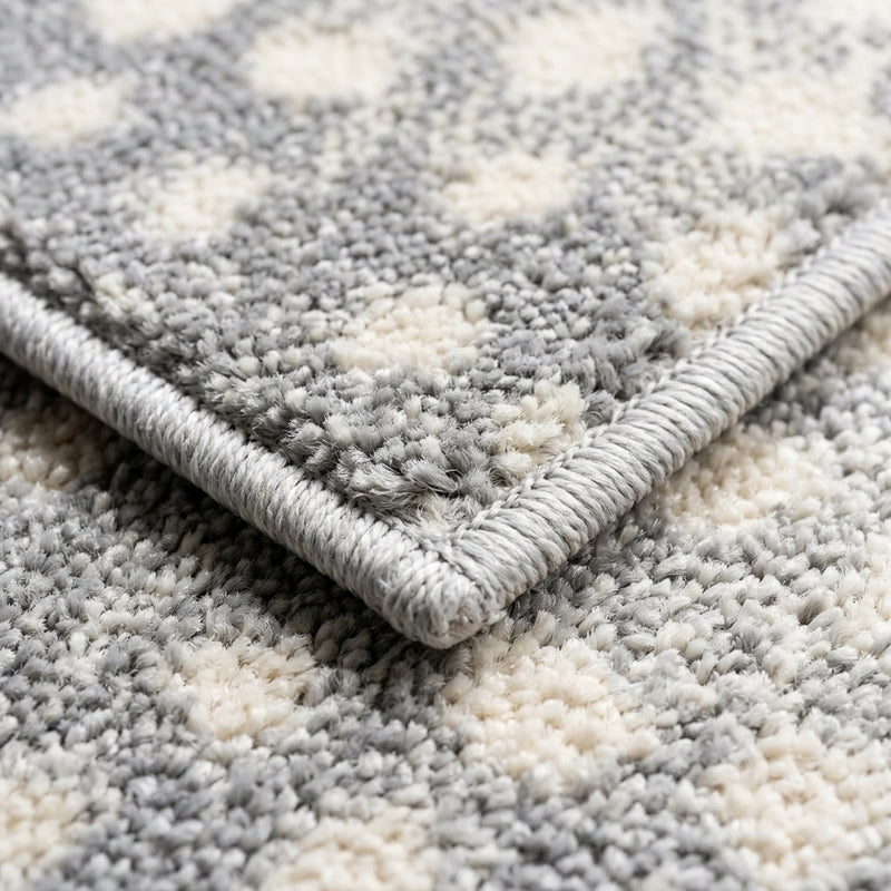Antelope Modern Animal Area Rug Light Gray/Cream / Runner / 2' X 8' – DETAIL