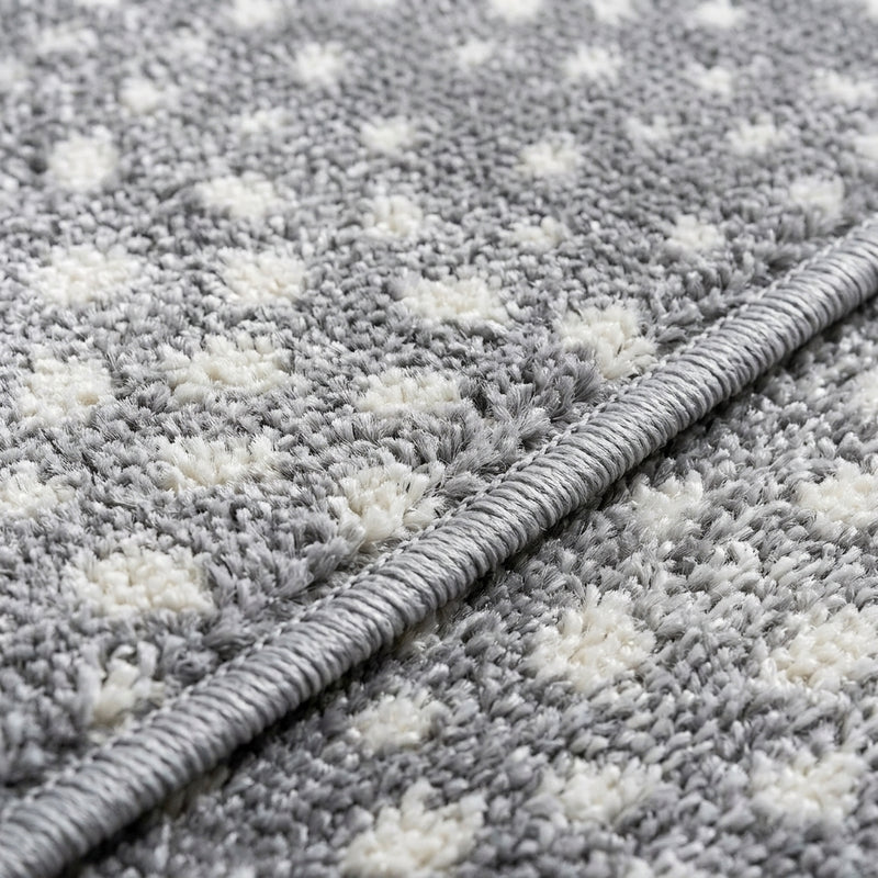 Antelope Modern Animal Area Rug Gray/Cream / Runner / 2' X 8' – DETAIL