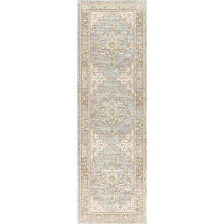 Goa Floral Medallion Traditional Area Rug