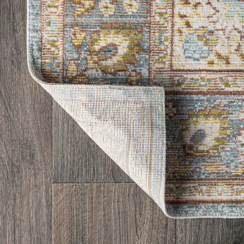 Goa Floral Medallion Traditional Area Rug