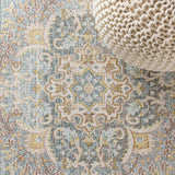 Goa Floral Medallion Traditional Area Rug