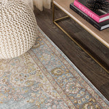 Goa Floral Medallion Traditional Area Rug