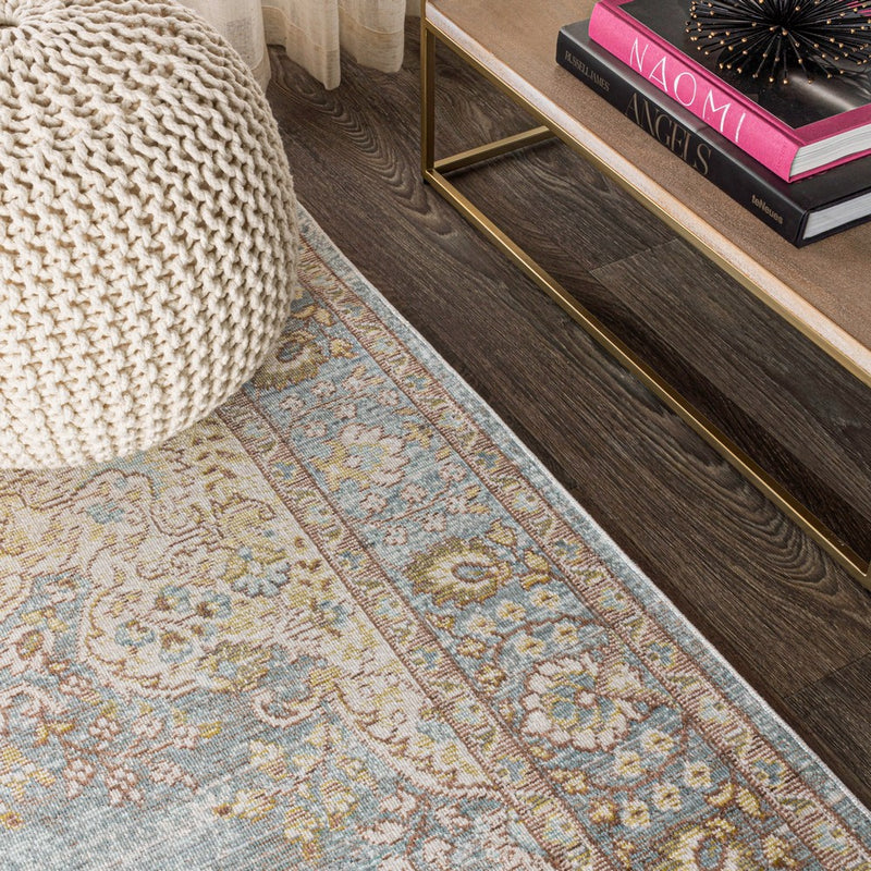 Goa Floral Medallion Traditional Area Rug