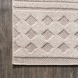 Xlendi High-low Pile Moroccan Geometric Indoor/outdoor Area Rug