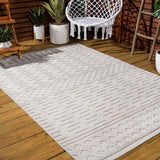 Xlendi High-low Pile Moroccan Geometric Indoor/outdoor Area Rug