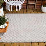 Rabat High-low Pile Mini-diamond Trellis Area Rug