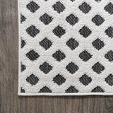 Rabat High-low Pile Mini-diamond Trellis Area Rug