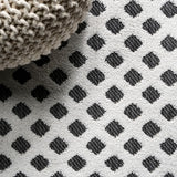 Rabat High-low Pile Mini-diamond Trellis Area Rug