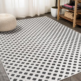 Rabat High-low Pile Mini-diamond Trellis Area Rug