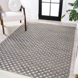 Rabat High-low Pile Mini-diamond Trellis Area Rug