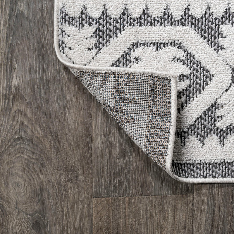 Citta High-low Pile Mediterranean Tile Area Rug