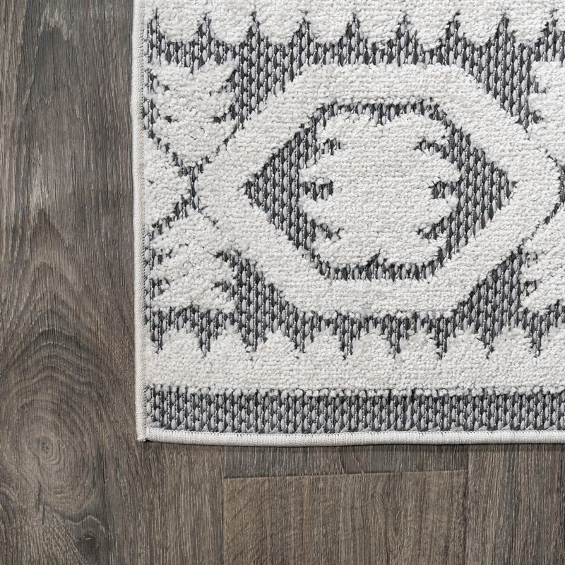Citta High-low Pile Mediterranean Tile Area Rug
