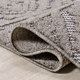 Citta High-low Pile Mediterranean Tile Area Rug