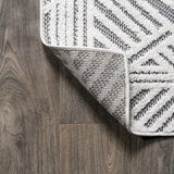 Jordan High-low Pile Art Deco Geometric Indoor/outdoor Area Rug