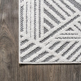 Jordan High-low Pile Art Deco Geometric Indoor/outdoor Area Rug